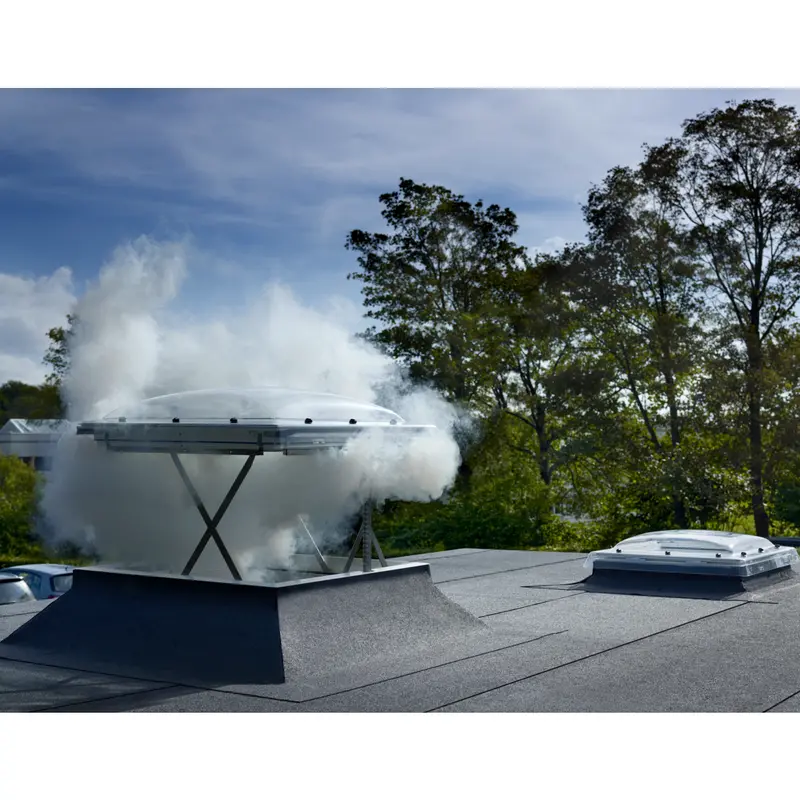 Velux Csp 100100 1073Q Flat Roof Smoke Ventilation Base Only (100 X 100 Cm) 1