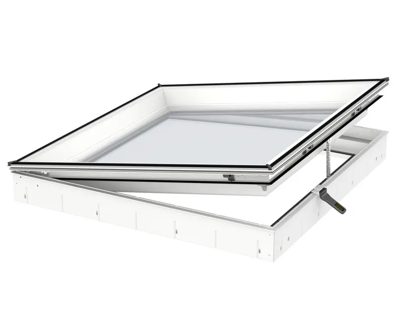 Velux Cvu 090090 0325Q Triple Glazed Integra® Solar Powered Flat Roof Window Base (90 X 90 Cm) 1