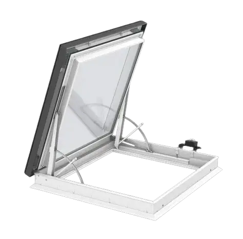 Velux Cxu 120120 0220K01 Flat Glass Roof Exit Package With Triple Glazed Base (120Cm X 120Cm) 1