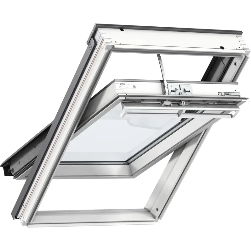 Velux Ggl Pk04 206621U Triple Glazed White Painted Integra® Electric Window (94 X 98 Cm) 1