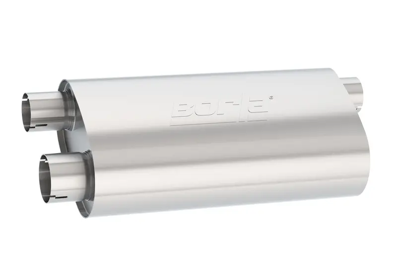 Borla 400498 Specialty Muffler - Notched Neck 1