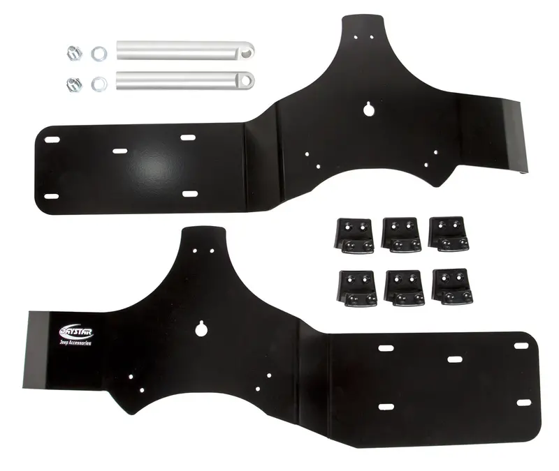 Daystar Kj50020Bk 15-16 Jeep Renegade Cam Can Rear Tailgate Mounting System Cam Cans Sold Separately Daystar 1