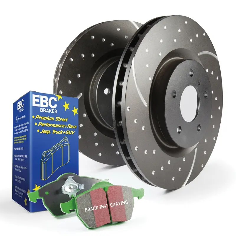 Ebc Greenstuff 2000 Brake Kit – Includes S10 Front Rotors And Pads (S10Kf1430) 1