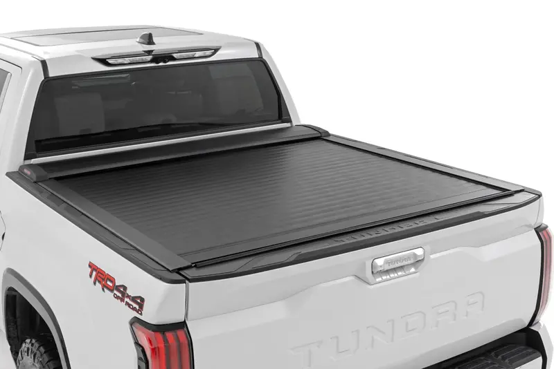 Rough Country 46514551A Retractable Tonneau Cover For 2022–2023 Toyota Tundra (5'7" Bed) 1