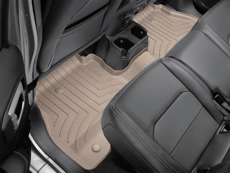 Weathertech 4516173 Tan Rear Floorliner – Custom-Fit All-Weather Protection 1